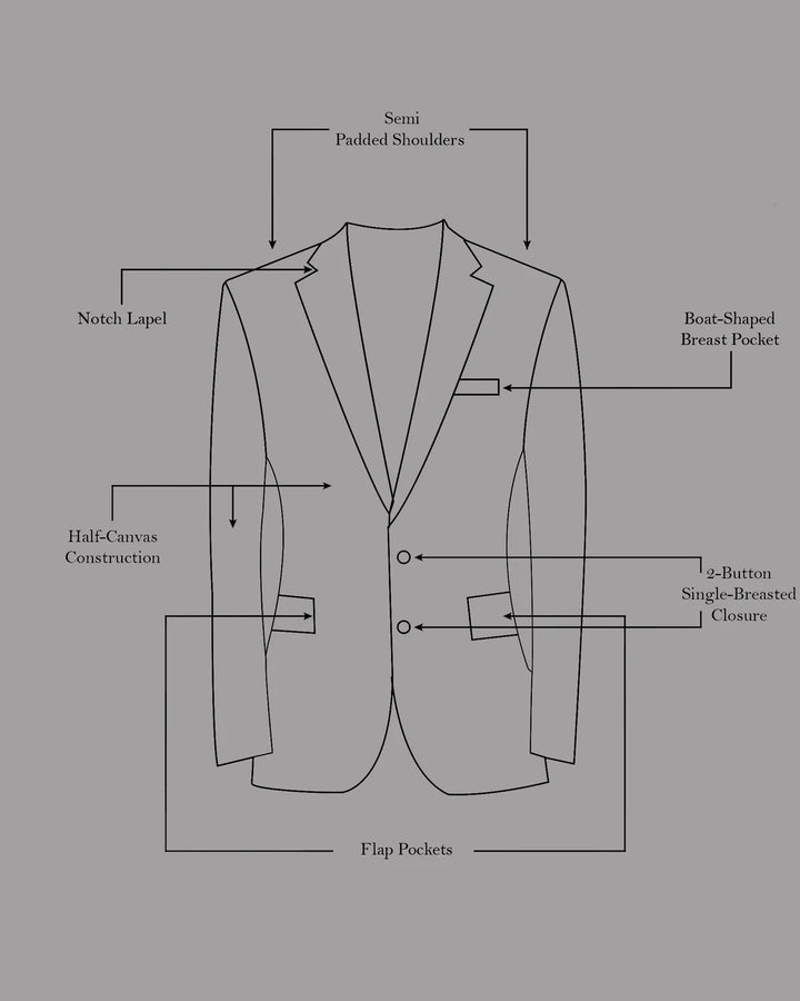 Men’s Premium Brown Business Suit