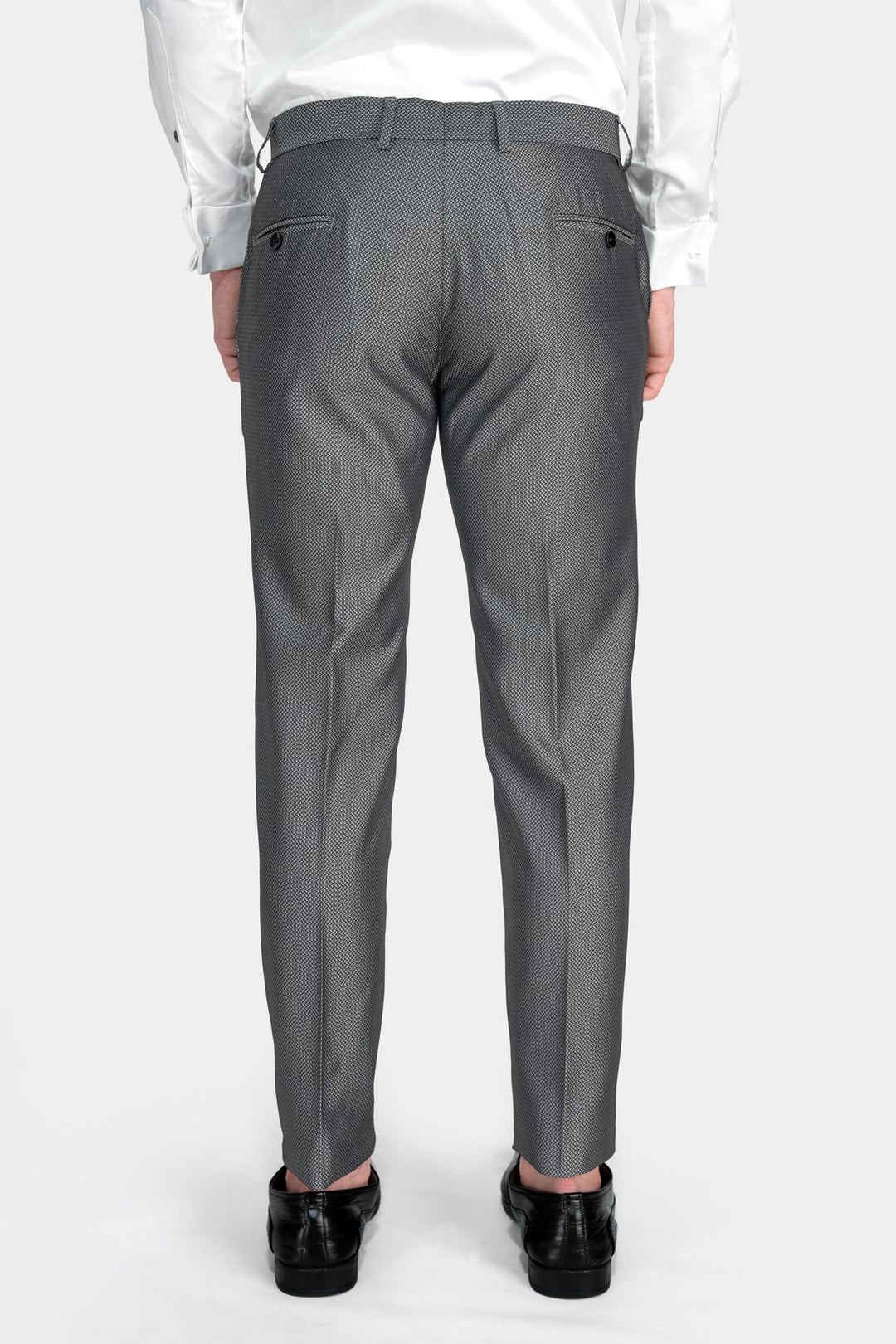 Men’s Premium Grey Textured Tuxedo Suit